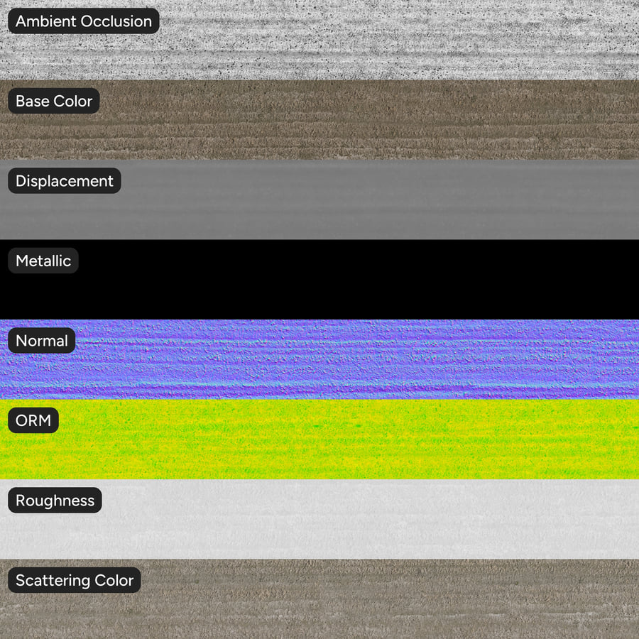 Compacted Agricultural Soil Field Aerial Texture, Tan Brown