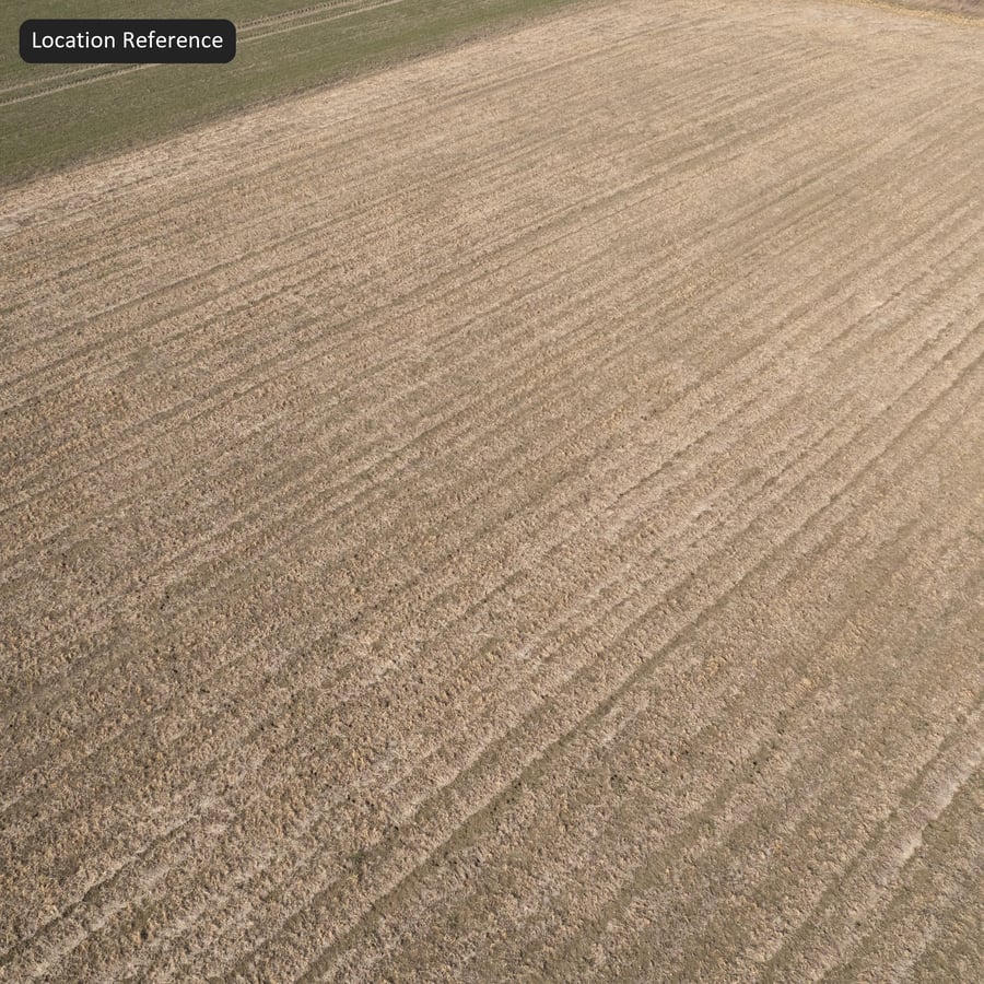 Compacted Agricultural Soil Field Aerial Texture, Tan Brown