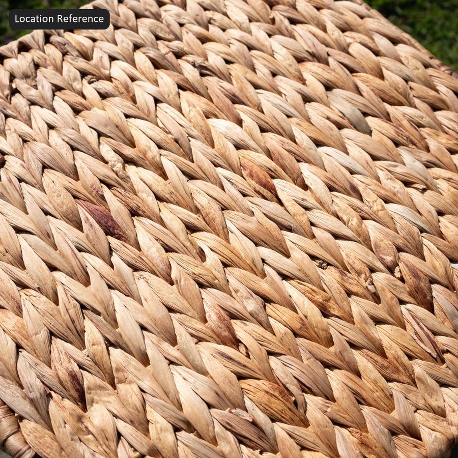 Geflochtene Wasserhyazinthen-Korbgeflecht-Textur, Natur