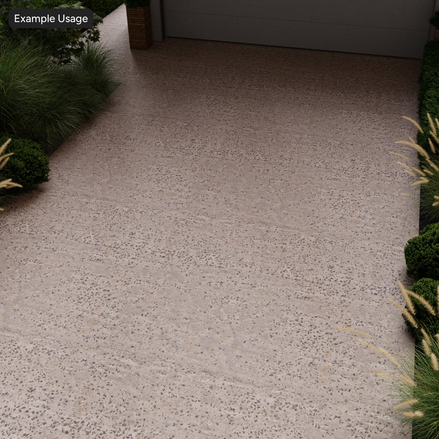 Weathered Aggregate Concrete Sidewalk Texture