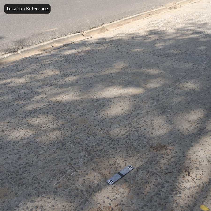 Weathered Aggregate Concrete Sidewalk Texture