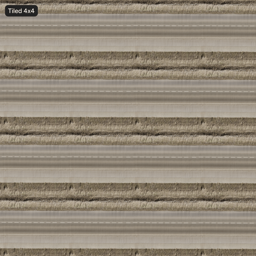 Fine Graded Asphalt Road Texture, Grey