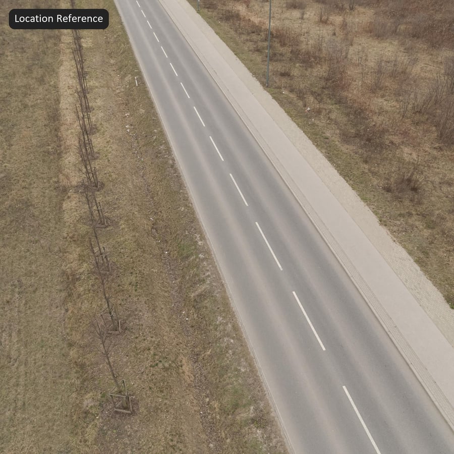 Fine Graded Asphalt Road Texture, Grey