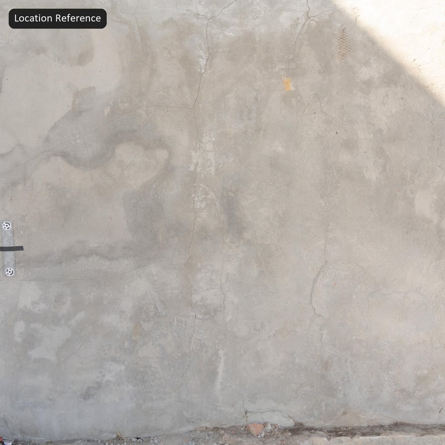Texture di muro in cemento crepato, grigio