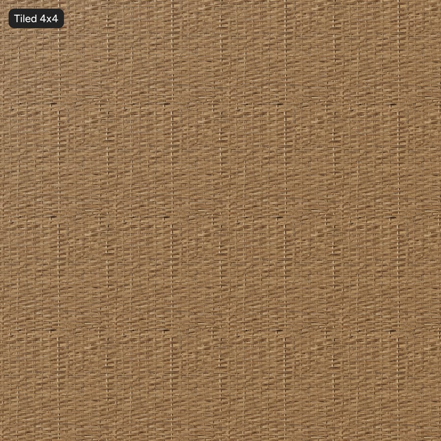 Woven Split Bamboo Matting Texture, Nut Brown