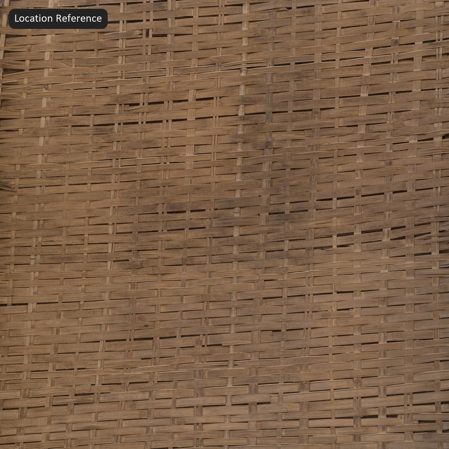 Woven Split Bamboo Matting Texture, Nut Brown