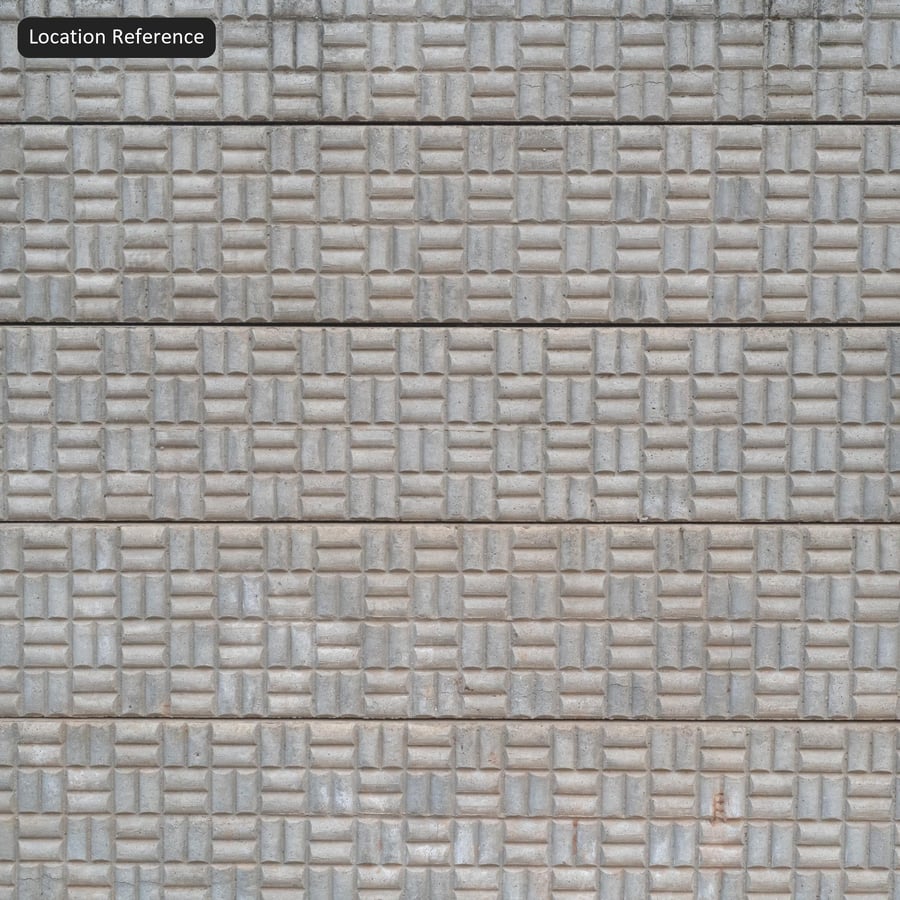 Precast Basketweave Concrete Wall Texture