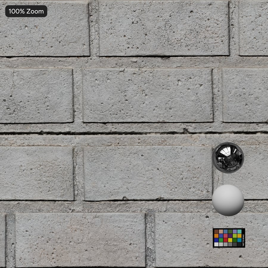 Precast Concrete Block Wall Texture