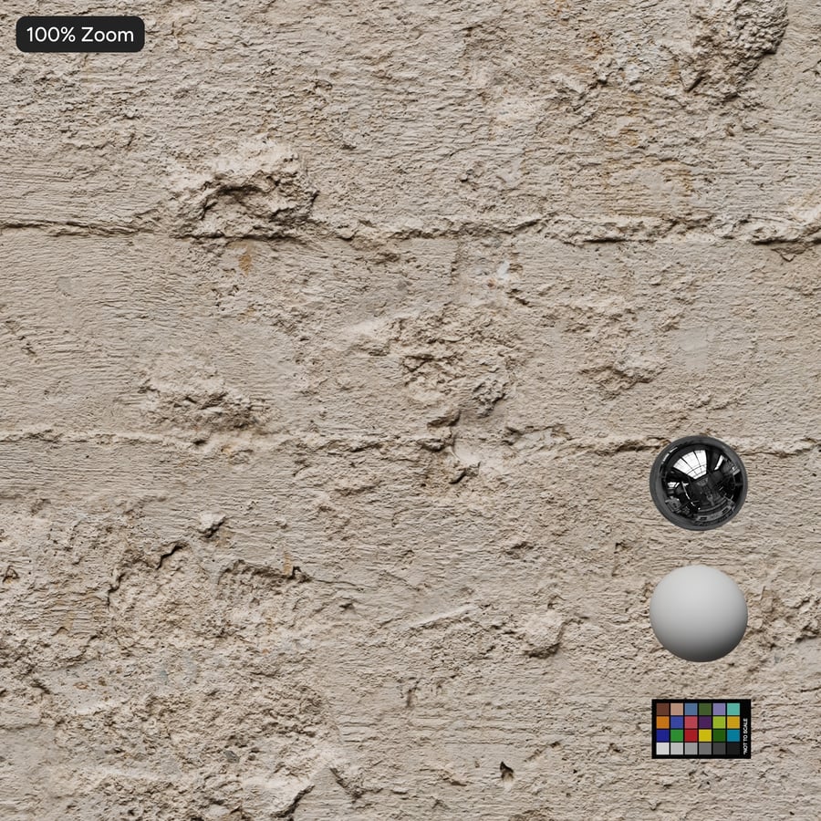 Damaged Board Form Concrete Wall Texture