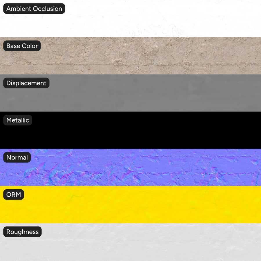 Damaged Board Form Concrete Wall Texture