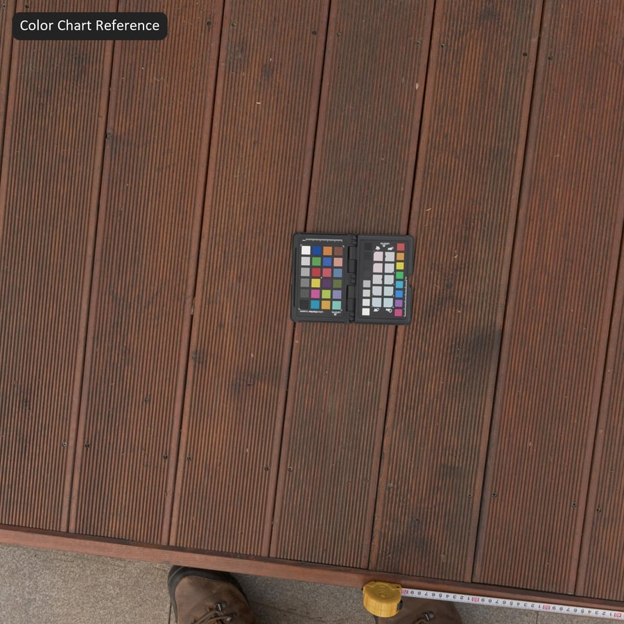 Composite Deck Wood Board Texture, Dark Brown