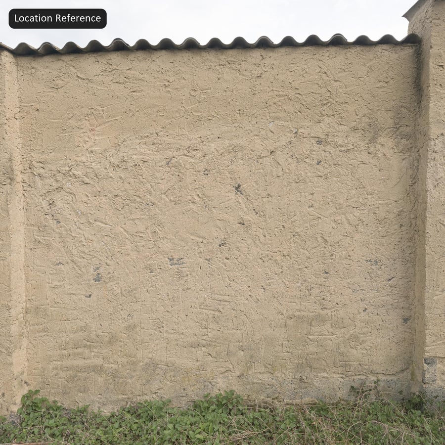 Rough Troweled Stucco Plaster Texture, Sand Beige