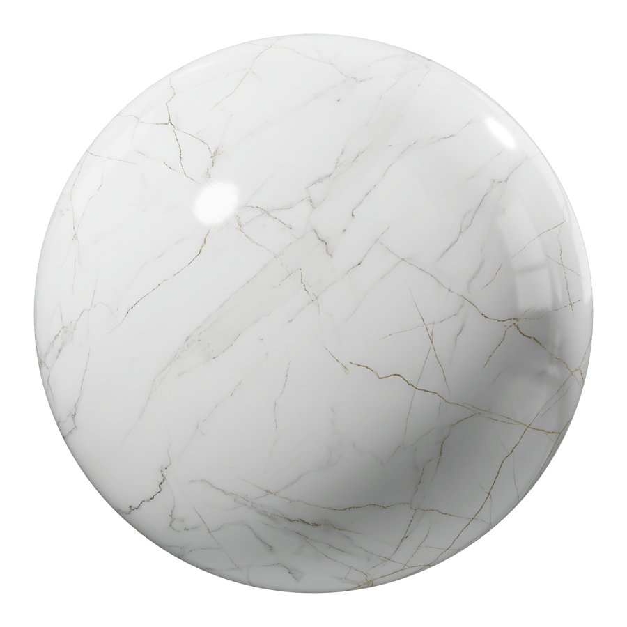 Polished Calacatta Marble Slab Texture, White