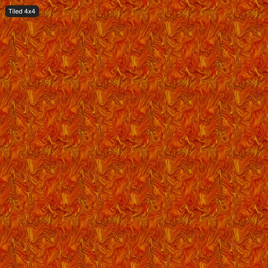 Texture Sàn Epoxy Xoáy, Màu Cam