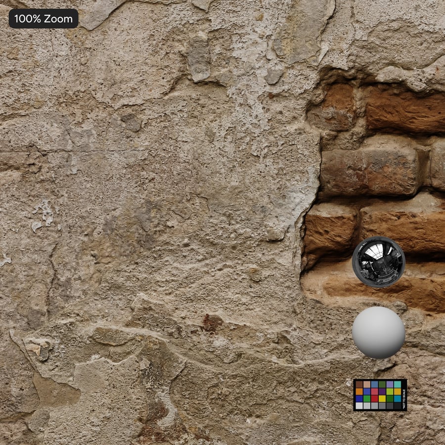 Damaged Plaster Wall Texture
