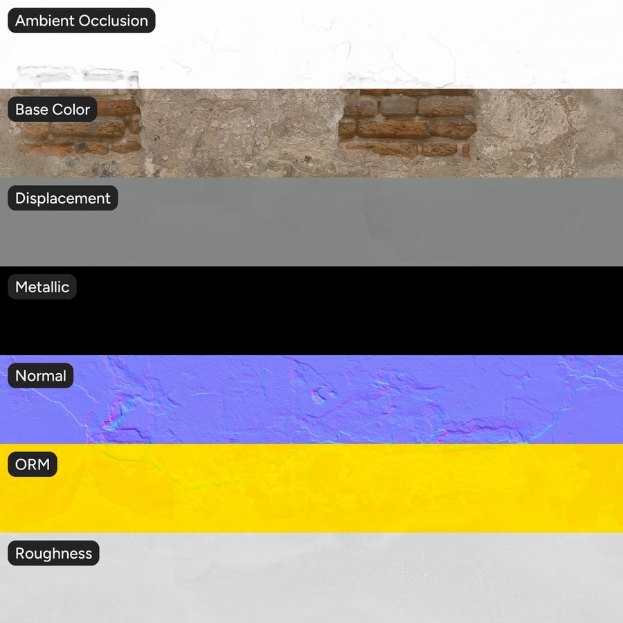 Damaged Plaster Wall Texture