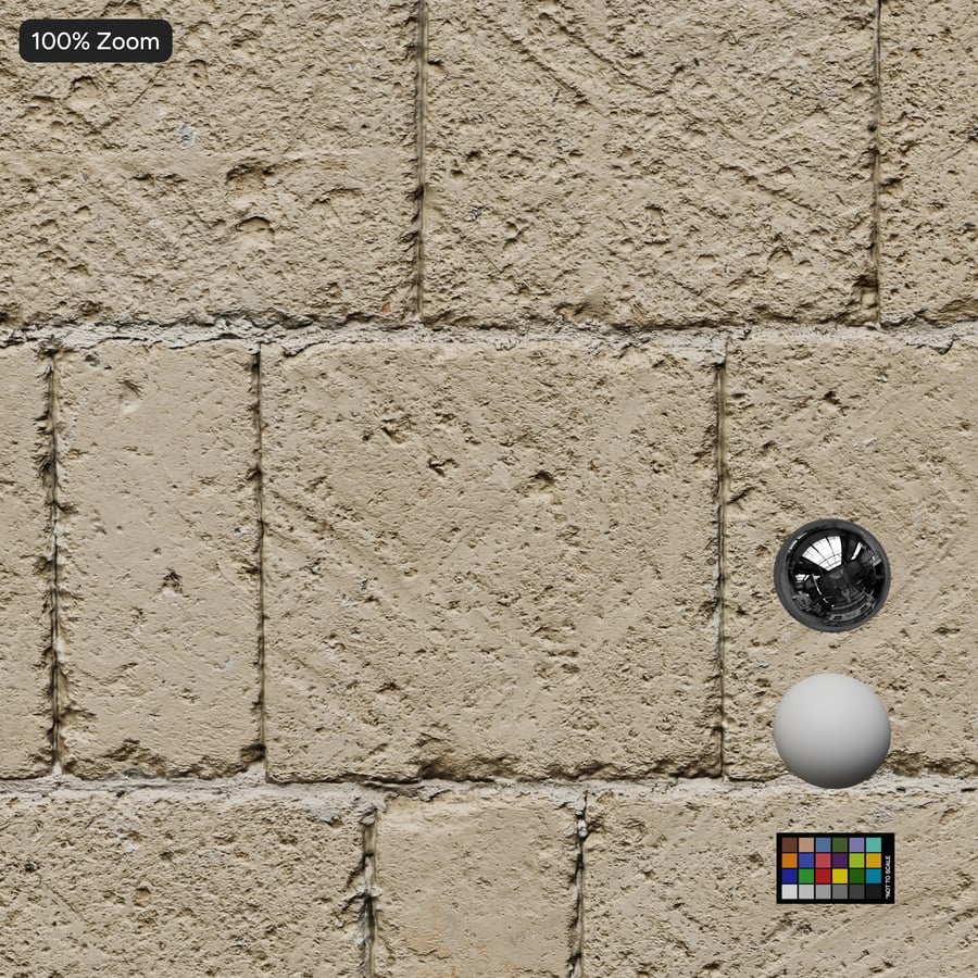 Texture di muro in blocchi di arenaria, beige
