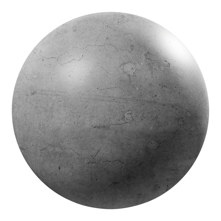 Worn Polished Concrete Floor Texture, Mid Grey