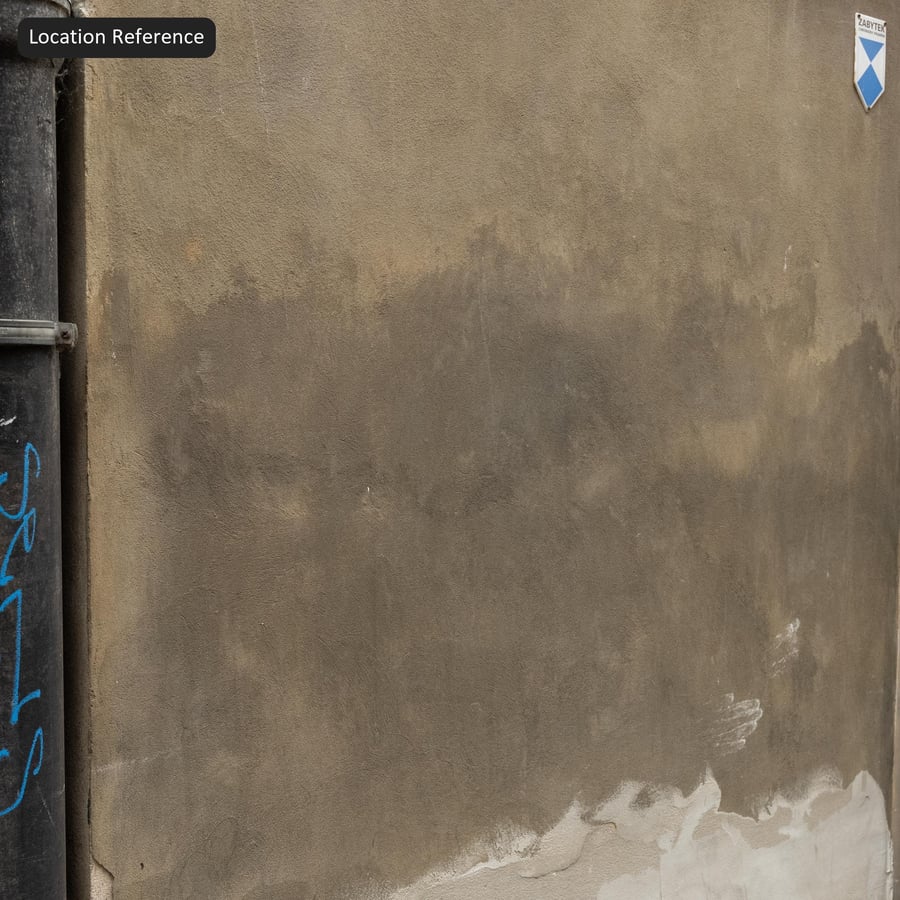 Textura de parede de cimento afagado, cinza frio