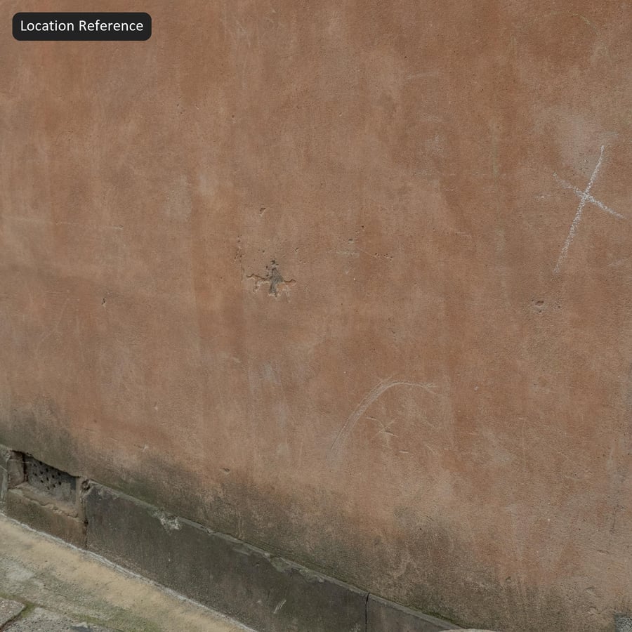 Textura de parede de estuque com areado grosso, cinza frio