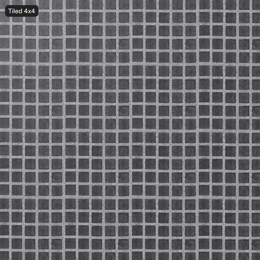 Square Stone Stepping Slab Texture, Dark Grey