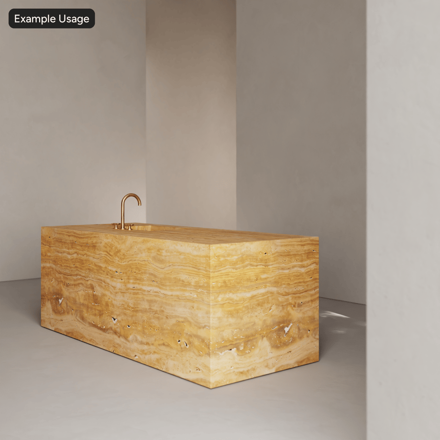 Poliertes Travertin-Steinplatten-Textur
