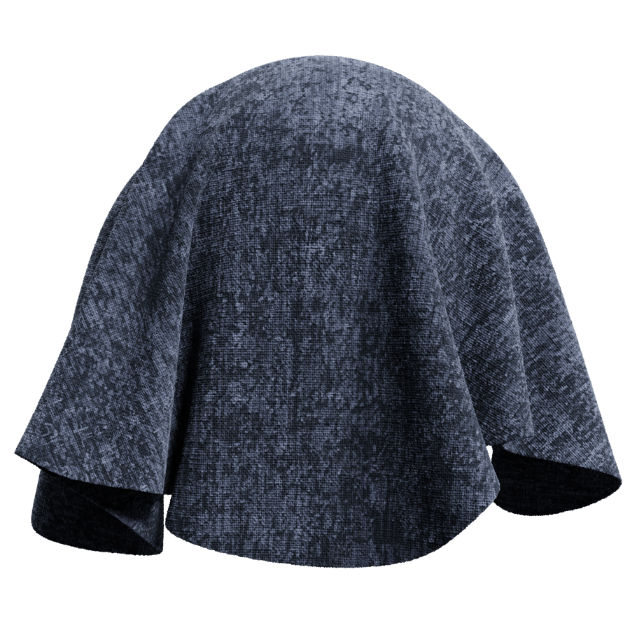 Textura čalounické látky žinylka, námořnická modř
