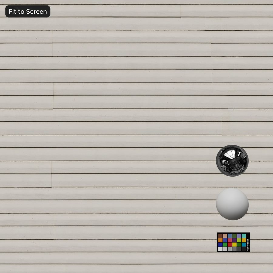 Horizontal Composite Wall Cladding Texture, White
