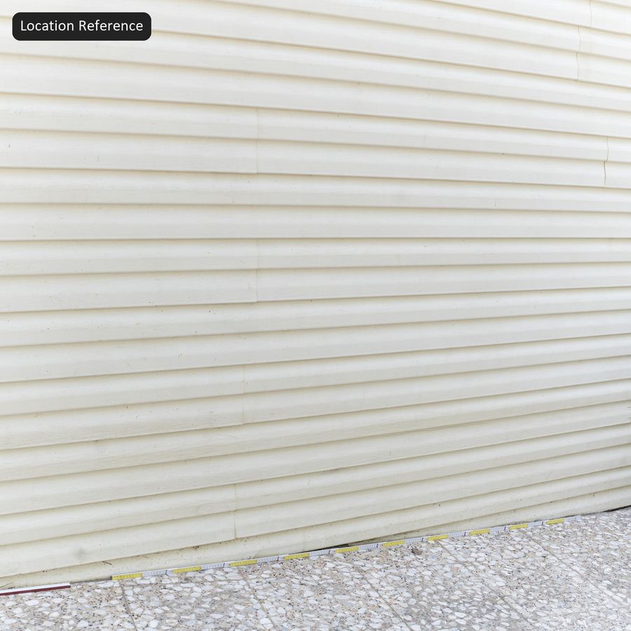 Horizontal Composite Wall Cladding Texture, White