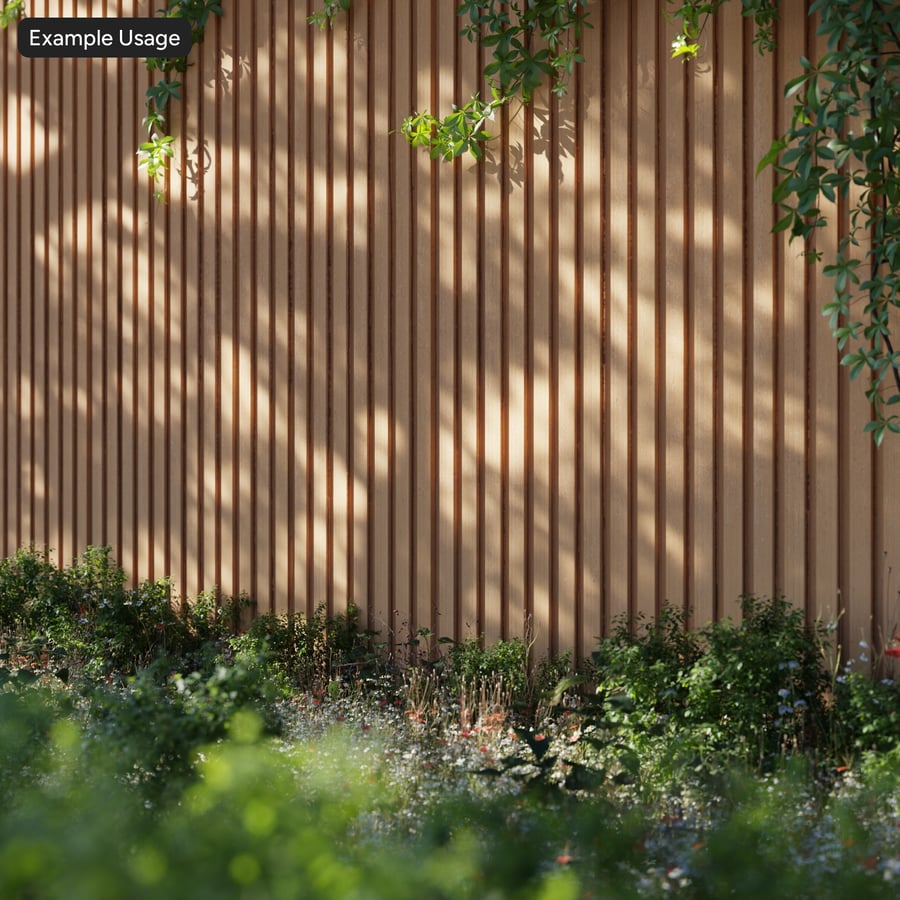 Texture de bardage mural composite vertical, orange