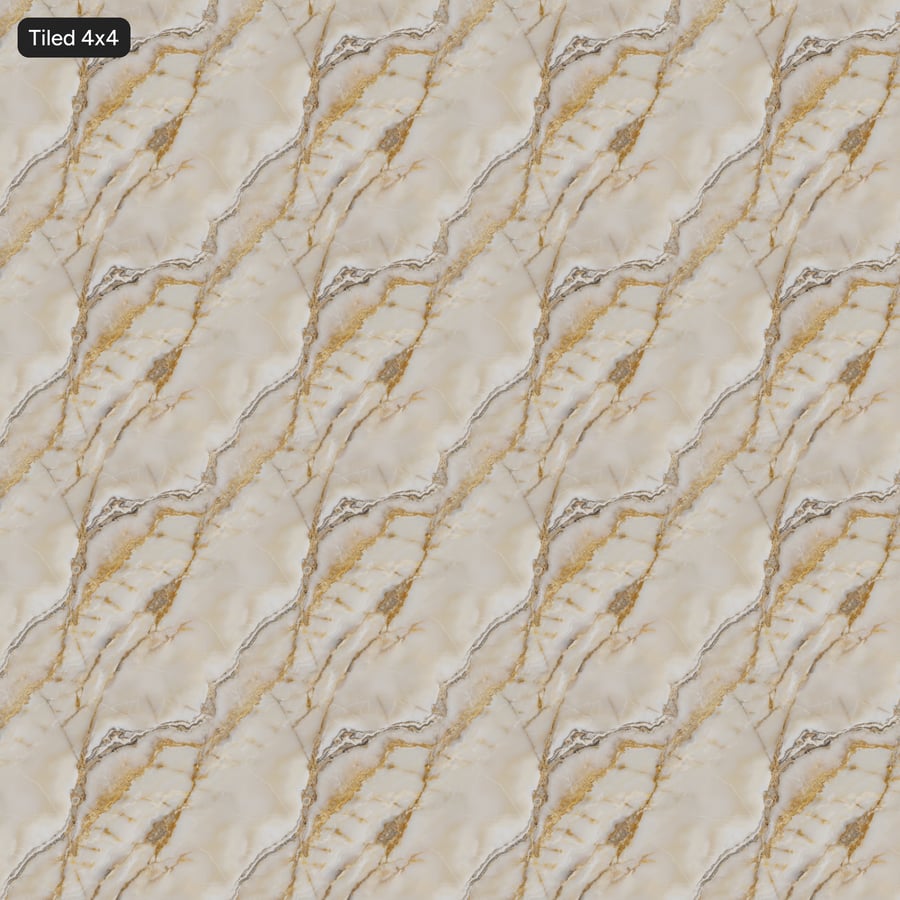Textura de laje de mármore polido com veios, dourado e bege