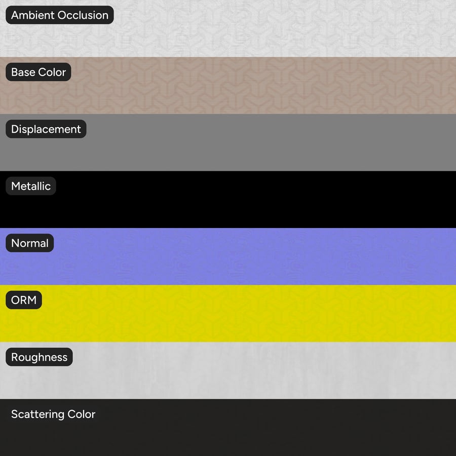 Textielbehang met geometrisch patroon, beige