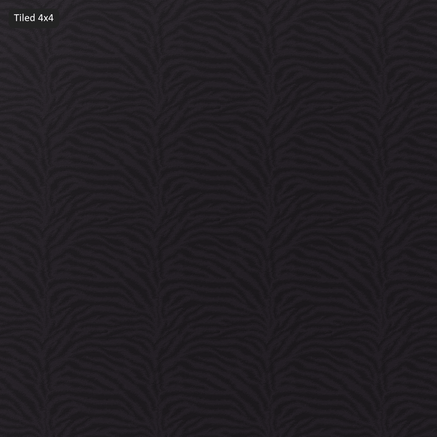 Zebra Patterned Upholstery Fabric Texture, Dark Purple