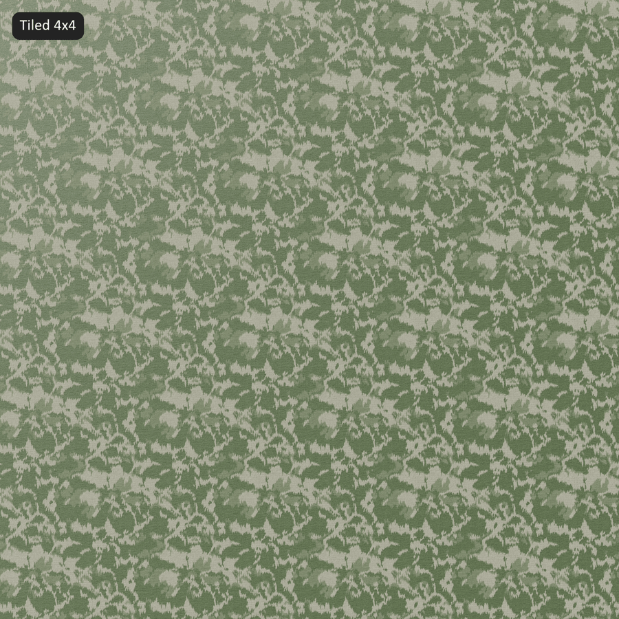 Textura maskovacího čalounického materiálu, zelená