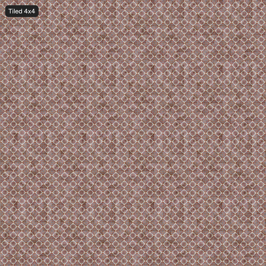Decorative Talavera Ceramic Tile Texture, Multicolored