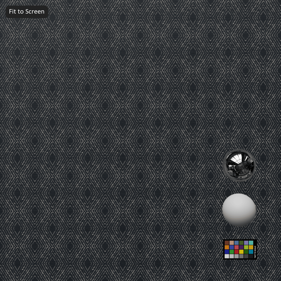 Diamond Pattern Textile Wallpaper Texture, Black and White