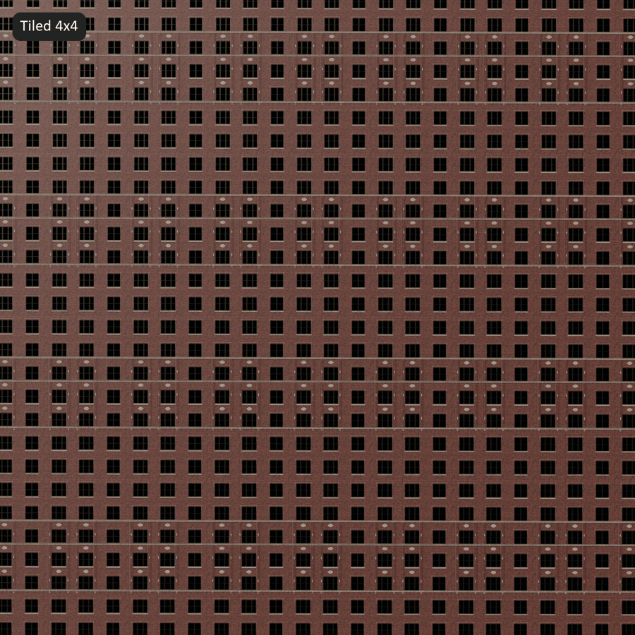 Residential Brick Facade Texture