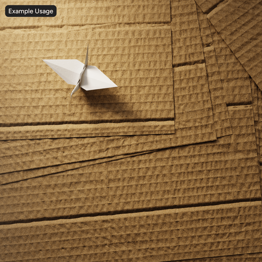 Corrugated Cardboard Packaging Texture