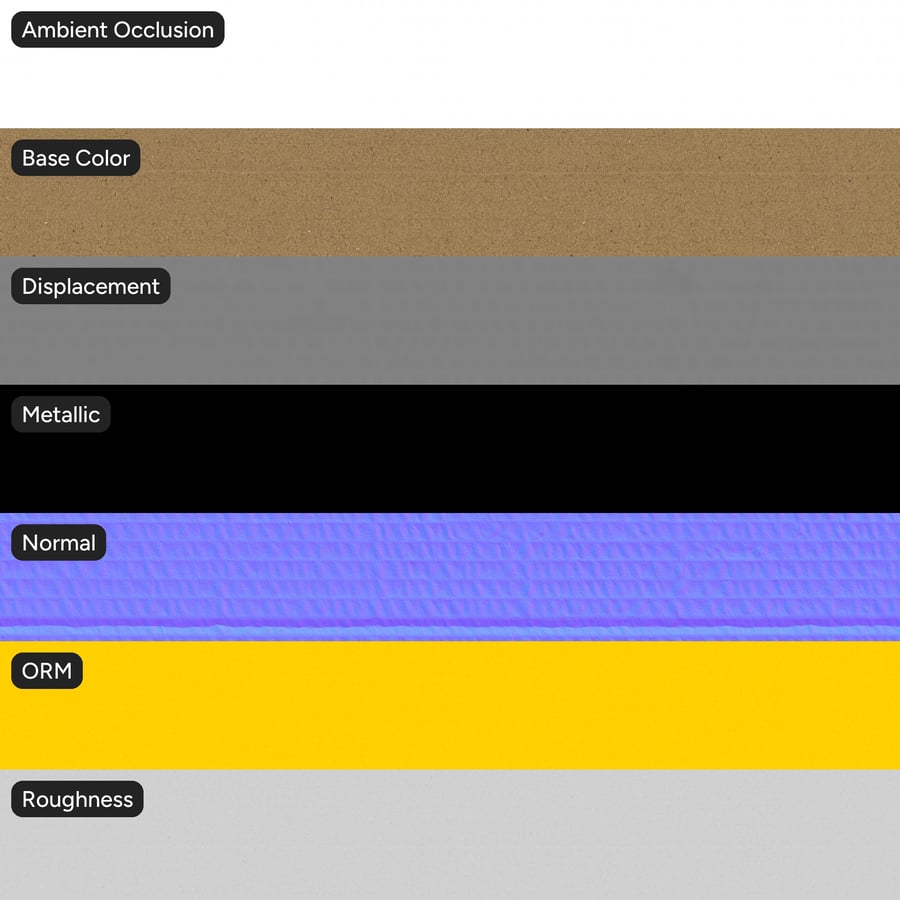 Corrugated Cardboard Packaging Texture