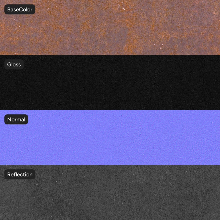Texture ruggine a chiazze, viola