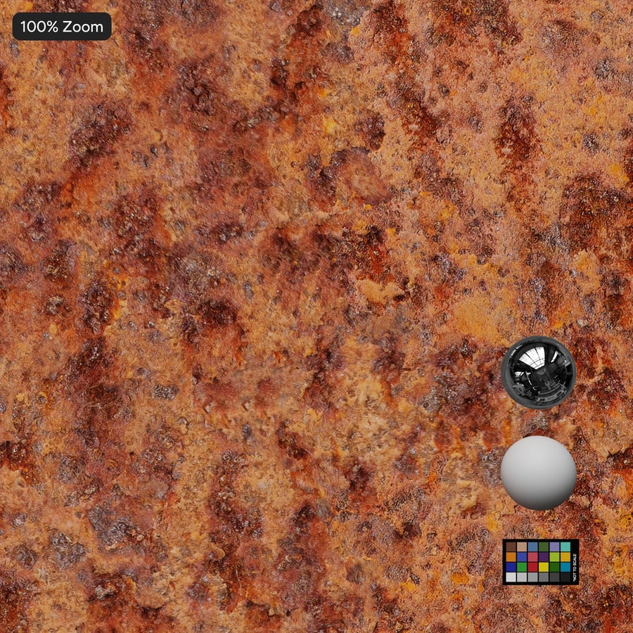 Leaky Rust Texture, Salmon