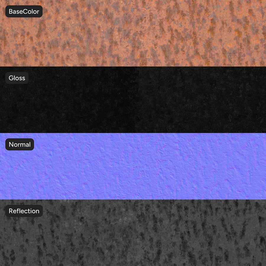 Leaky Rust Texture, Salmon