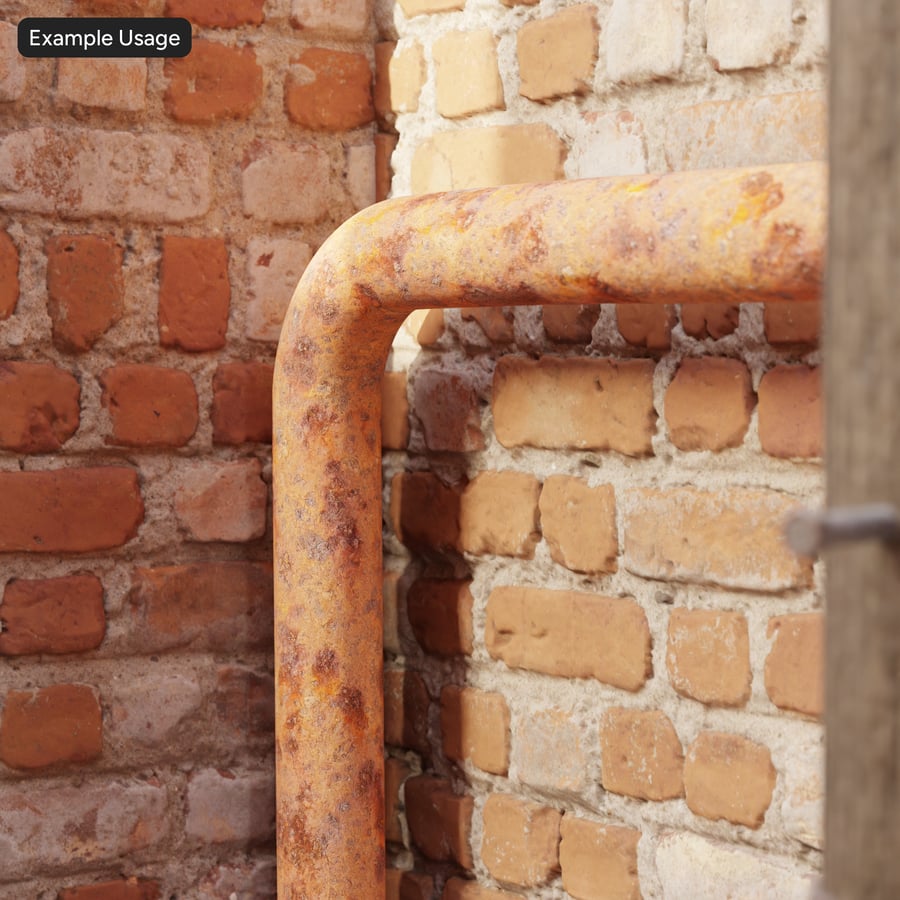 Leaky Rust Texture, Salmon