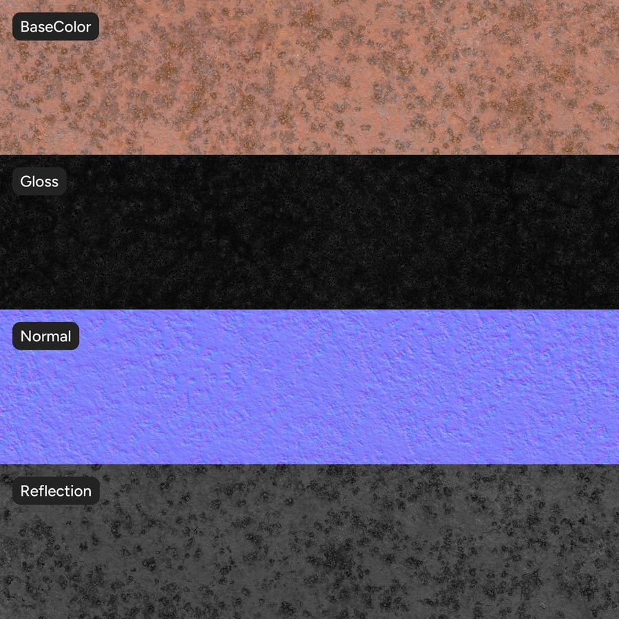 Texture ruggine snocciolata, arancione