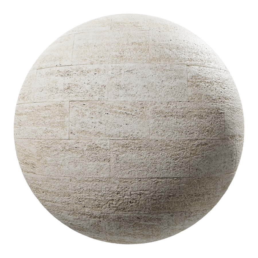 Gạch ốp tường đá Travertine, màu be