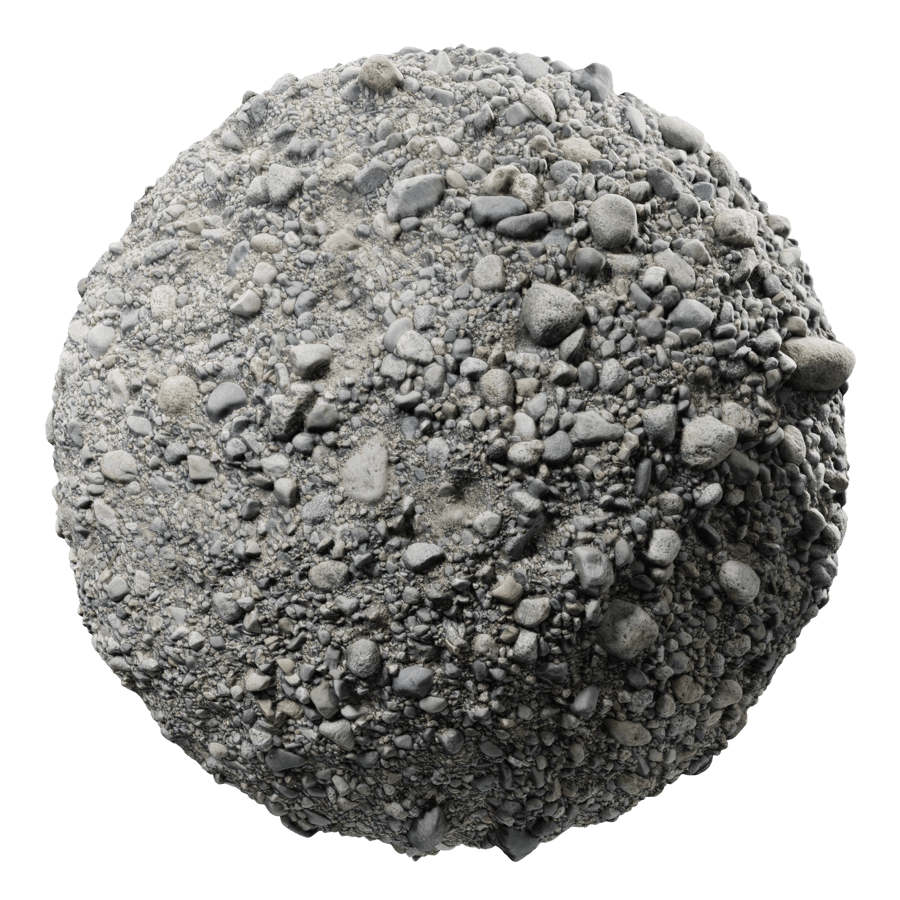 Scattered Pebbles on Dirt Texture