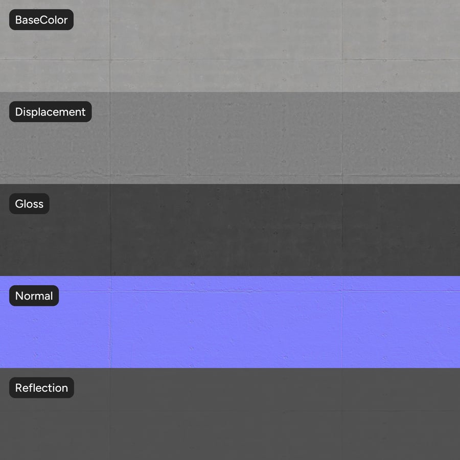 Matte Board Form Concrete Texture