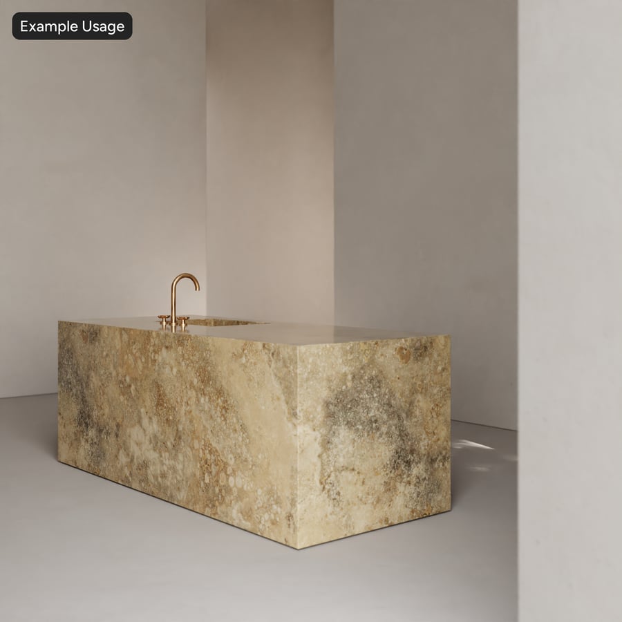 Gepolijste marmeren steenstructuur, licht beige
