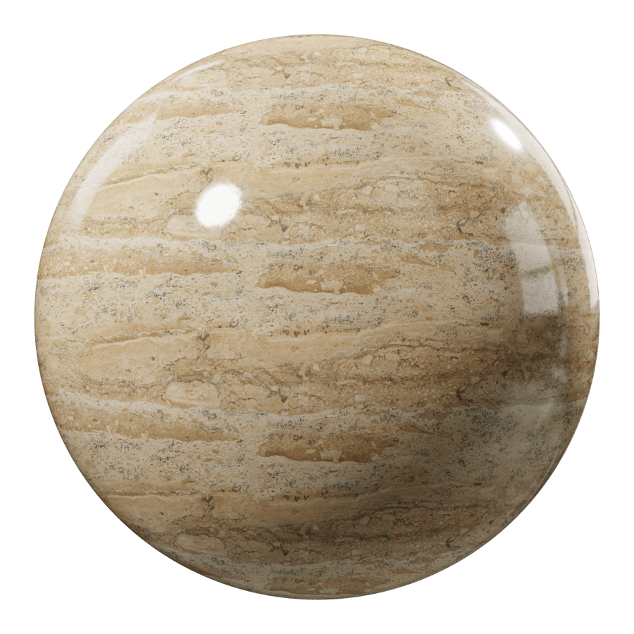 Polierter Marmor mit Steinstruktur, helles Taupe