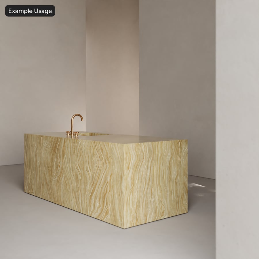 Textura de pedra de mármore polido, Blonde Toffee